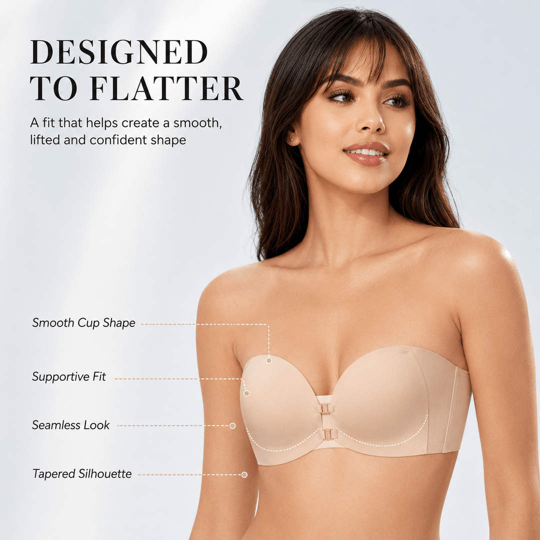 Removable Strap Wire Free Bra Product Image 05