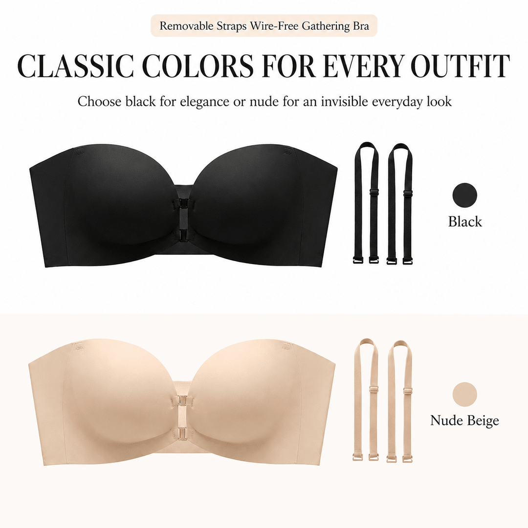 Removable Strap Wire Free Bra Product Image 06
