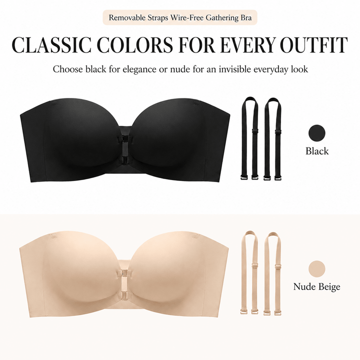 Removable Strap Wire Free Bra Product Image 06