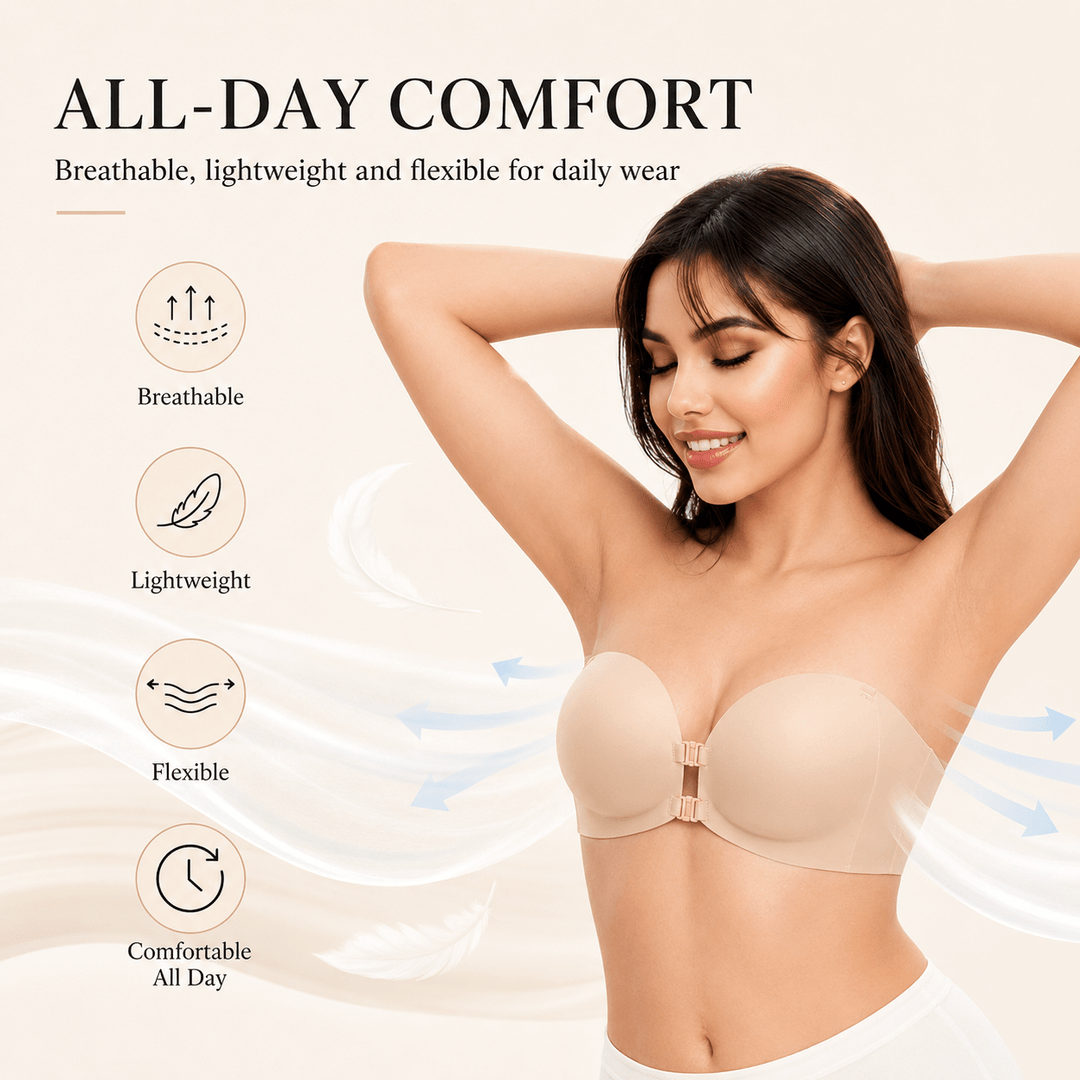 Removable Strap Wire Free Bra Product Image 08