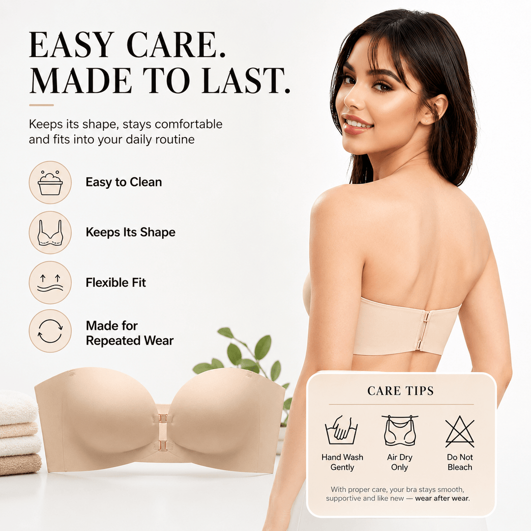 Removable Strap Wire Free Bra Product Image 09