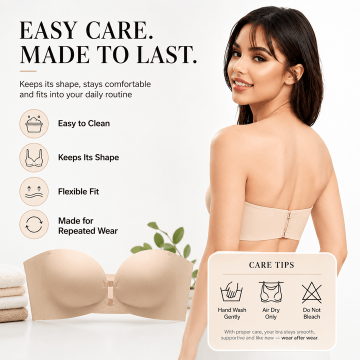 Removable Strap Wire Free Bra Product Image 09