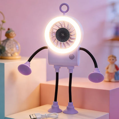 Ripple Bendable Desk Fan Led Ring Light Product Image 10