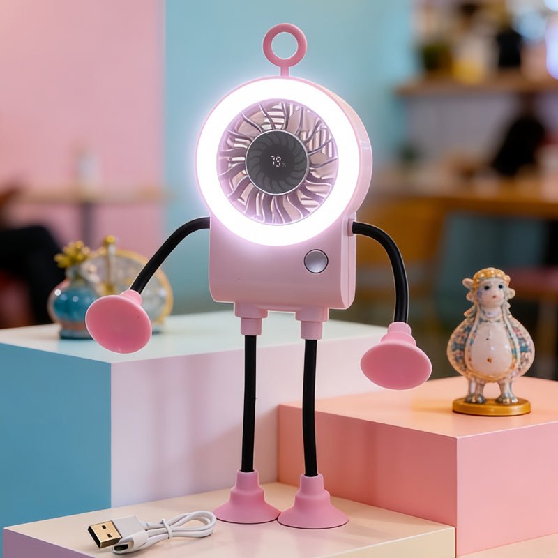 Ripple Bendable Desk Fan Led Ring Light Product Image 11