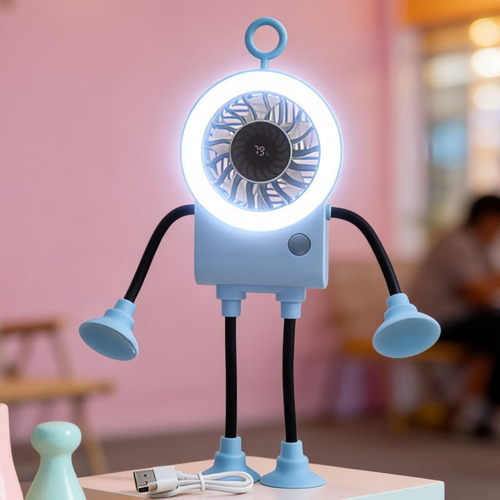 Ripple Bendable Desk Fan Led Ring Light Product Image 16