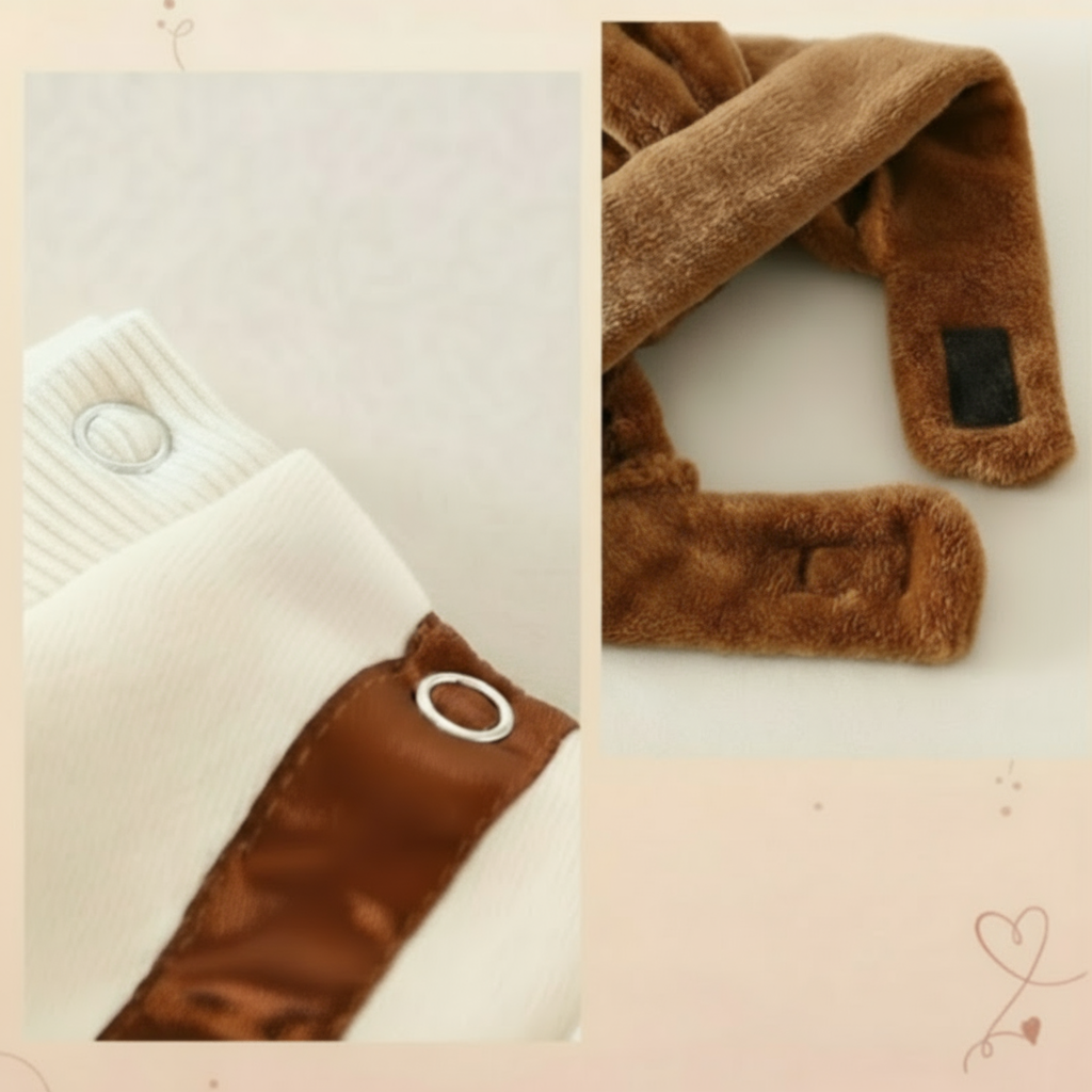 Close-up of the romper&
