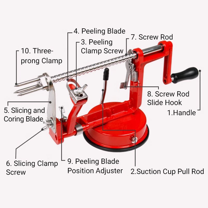 Rotary Countertop Produce Prep Tool Product Image 08
