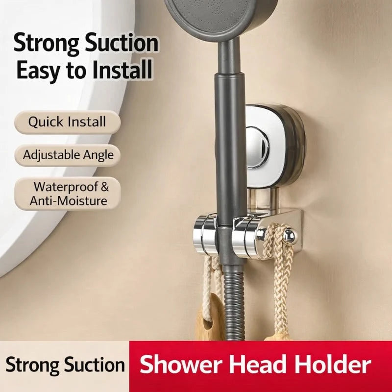 Rotating Suction Shower Head Holder Product Image 02