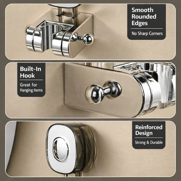 Rotating Suction Shower Head Holder Product Image 06