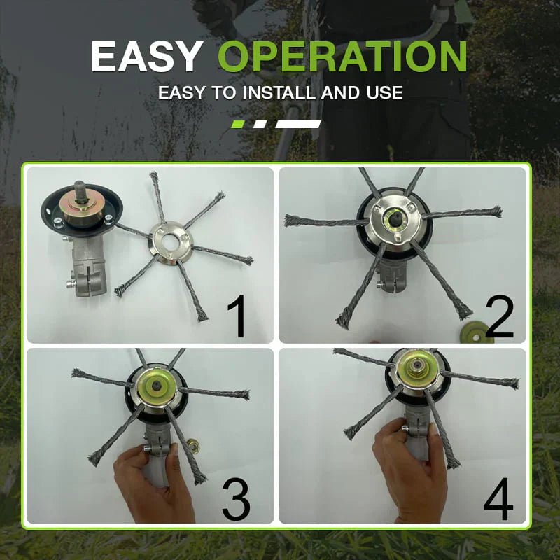 Rugged Steel Weed Trimmer Head Product Image 06