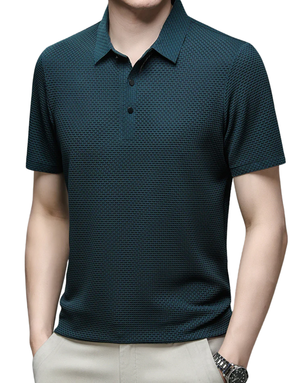 Rylan Tailored Breathable Polo Shirt Product Image 02
