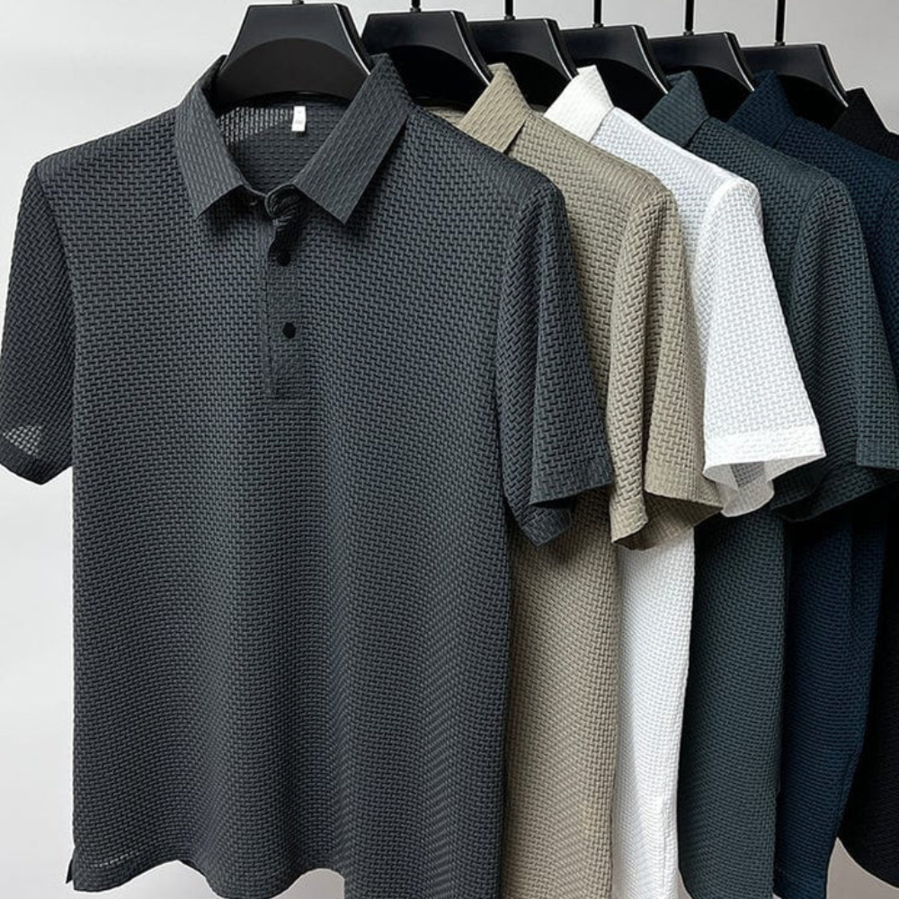 Rylan Tailored Breathable Polo Shirt Product Image 08