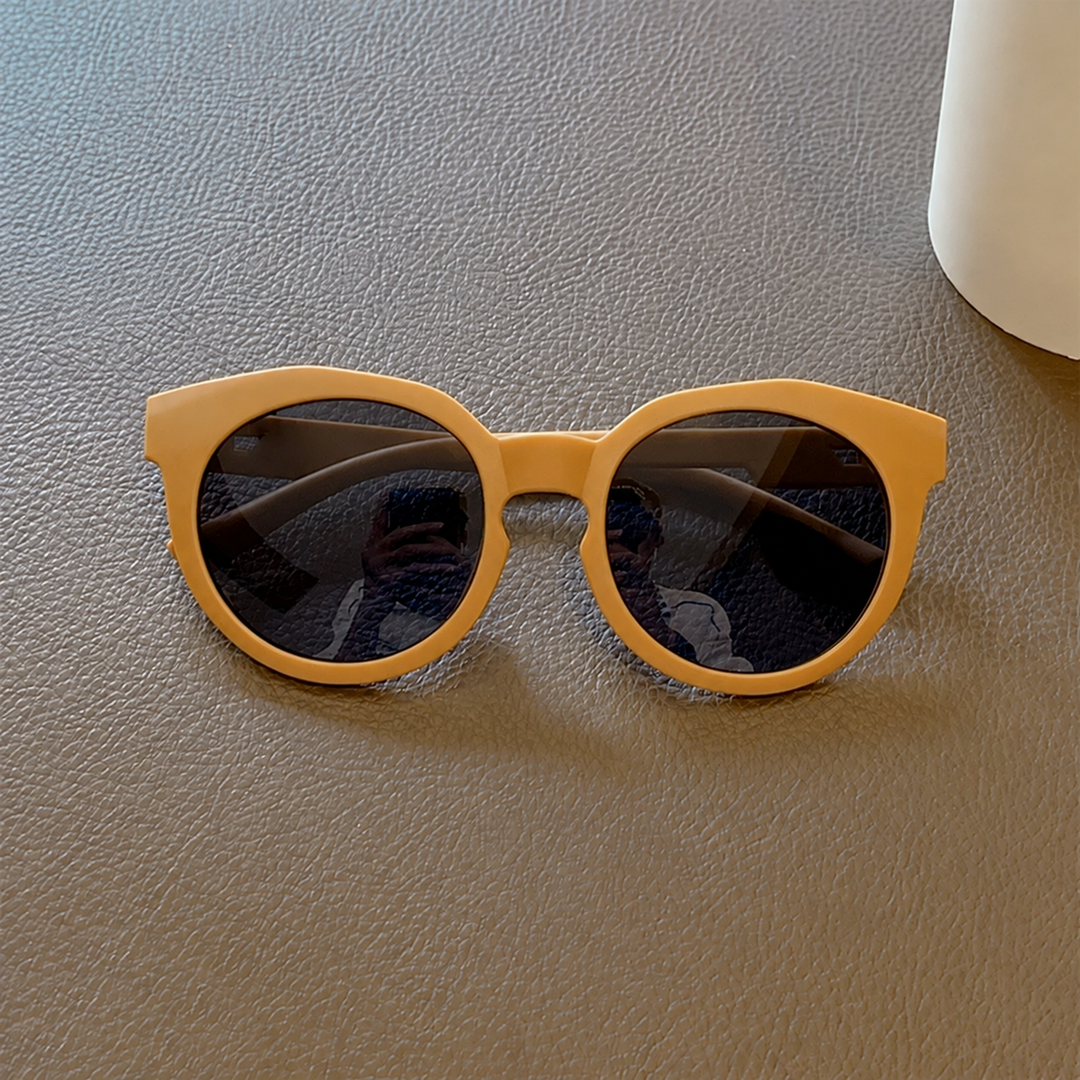 Sand beige round kids&