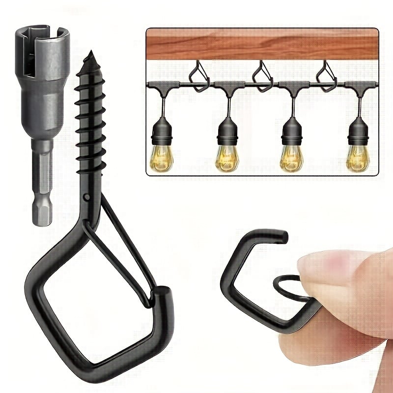 Secure Square Hanging Hooks Stainless Steel 20 Pack Product Image 02