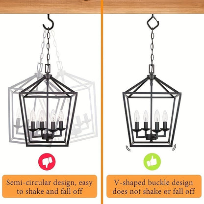 Secure Square Hanging Hooks Stainless Steel 20 Pack Product Image 05