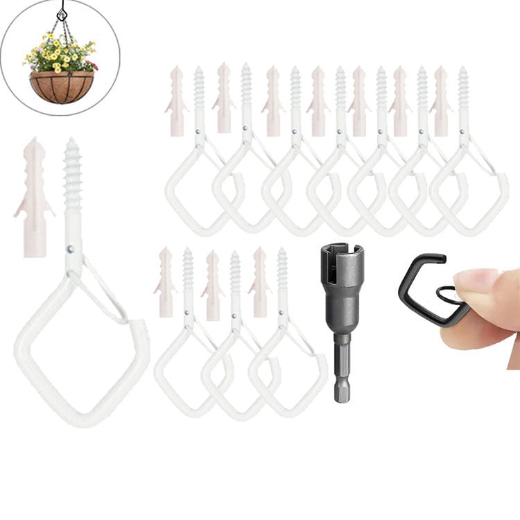 Secure Square Hanging Hooks Stainless Steel 20 Pack Product Image 07