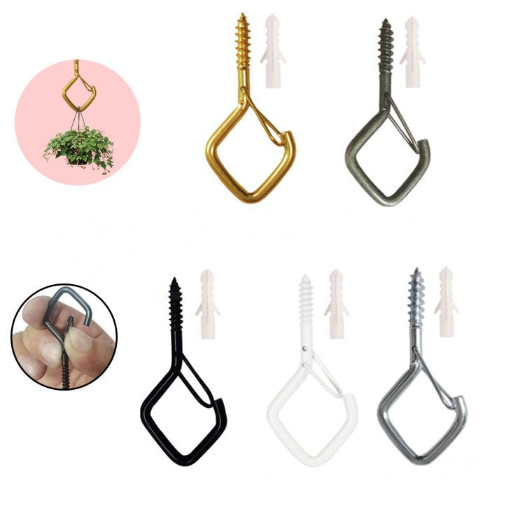 Secure Square Hanging Hooks Stainless Steel 20 Pack Product Image 09
