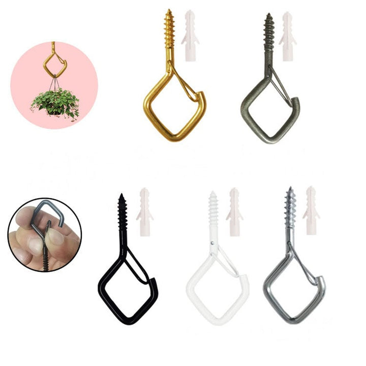 Secure Square Hanging Hooks Stainless Steel 20 Pack Product Image 09