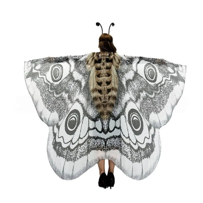 Selene Winged Chiffon Cape Product Image 06
