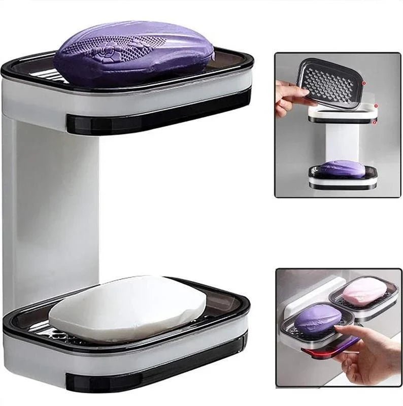 Self Draining Adhesive Soap Dish Product Image 02