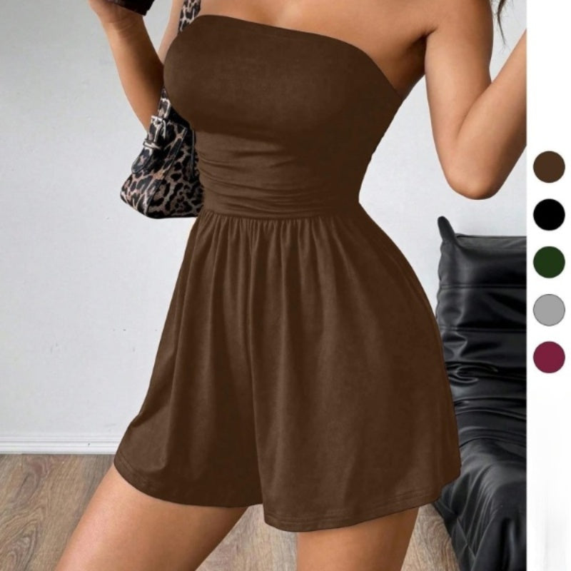 Serena Strapless Bodycon Jumpsuit Product Image 02