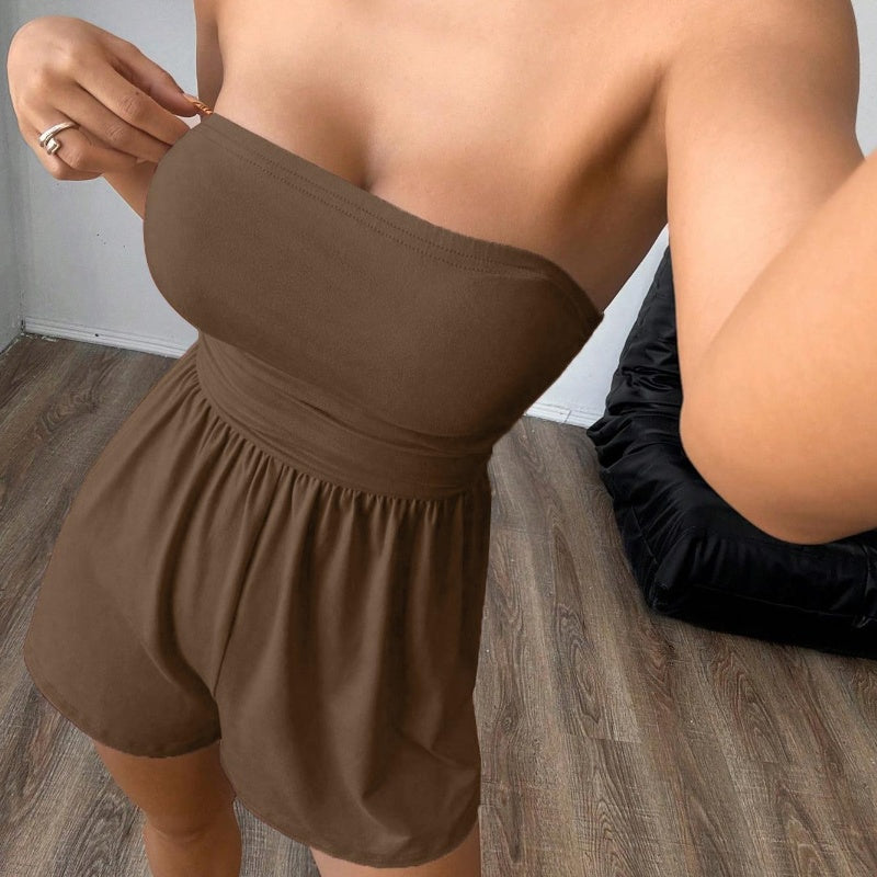 Serena Strapless Bodycon Jumpsuit Product Image 03