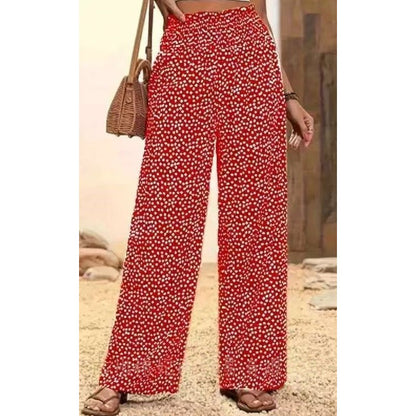 Serene Smocked Waist Wide Leg Pants Product Image 12