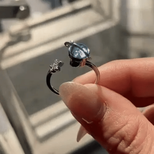 Silver Celestial Adjustable Ring Product Image 01