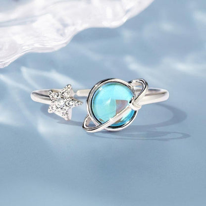 Silver Celestial Adjustable Ring Product Image 04