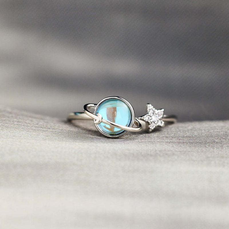 Silver Celestial Adjustable Ring Product Image 07