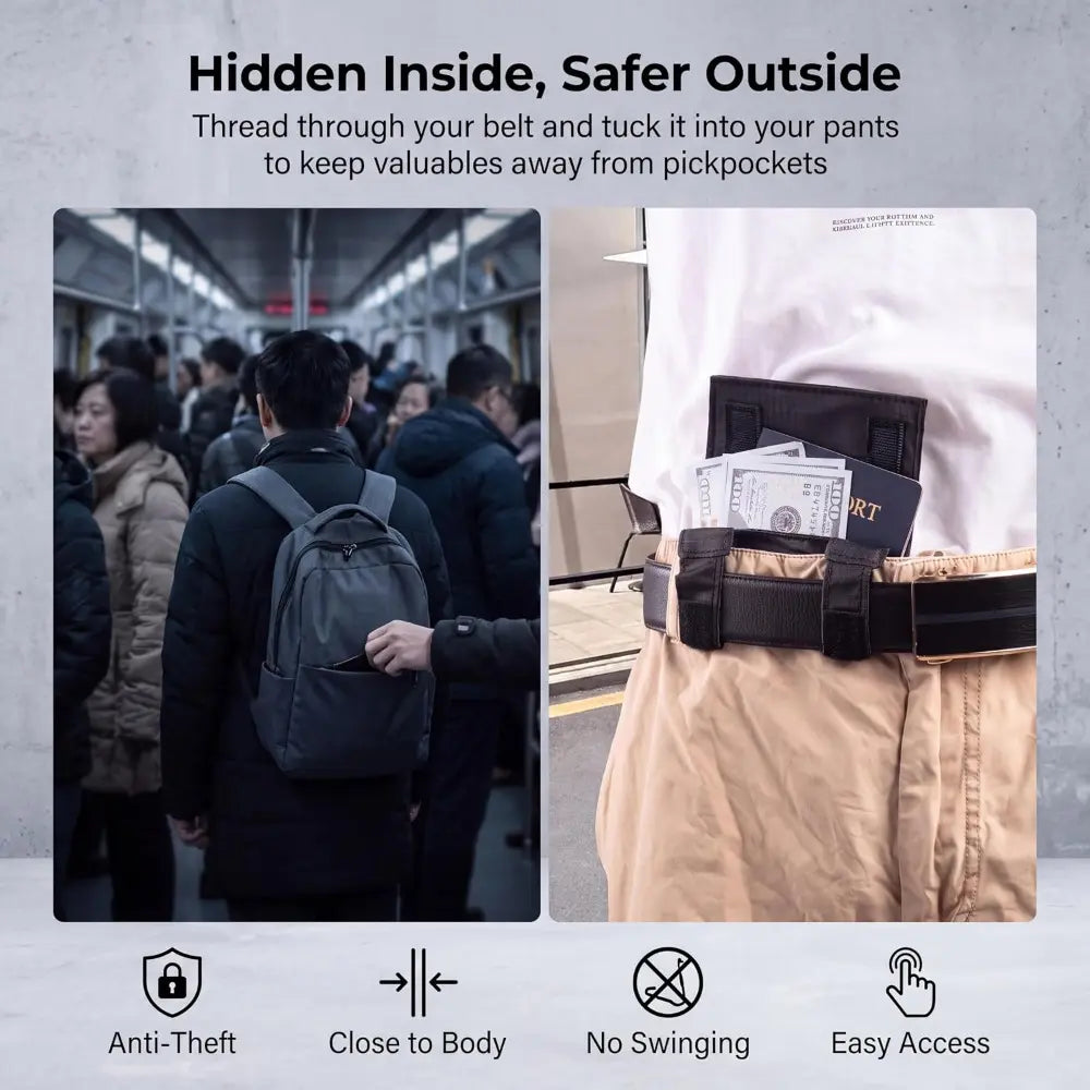 Slim Passport Belt Pouch Product Image 07