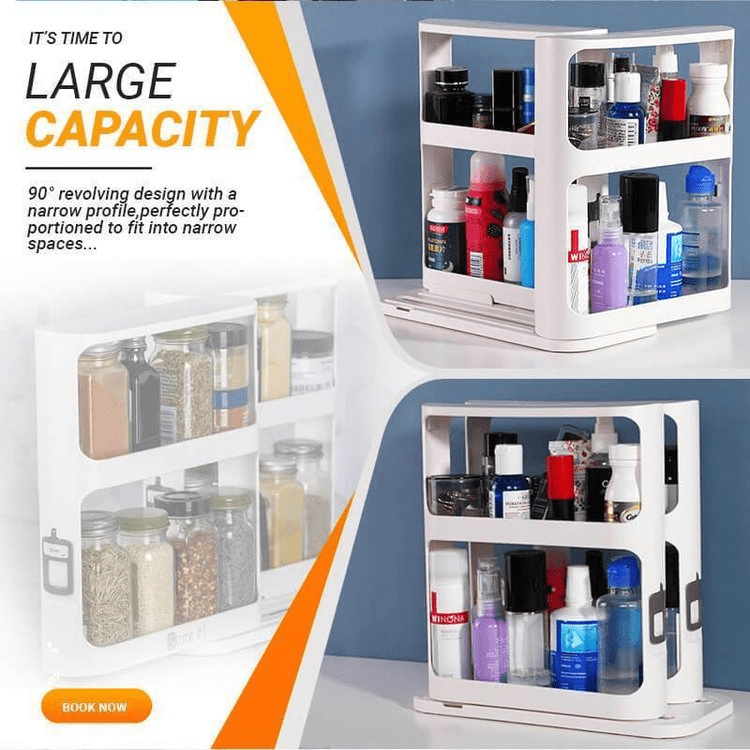 Slim Swivel Spice Condiment Bottle Rack Product Image 02