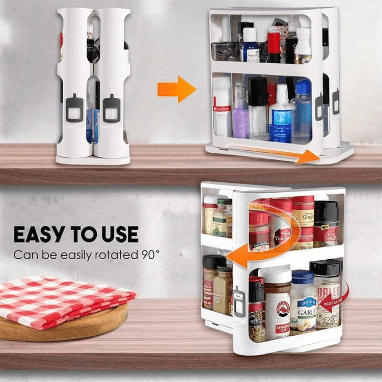 Slim Swivel Spice Condiment Bottle Rack Product Image 06