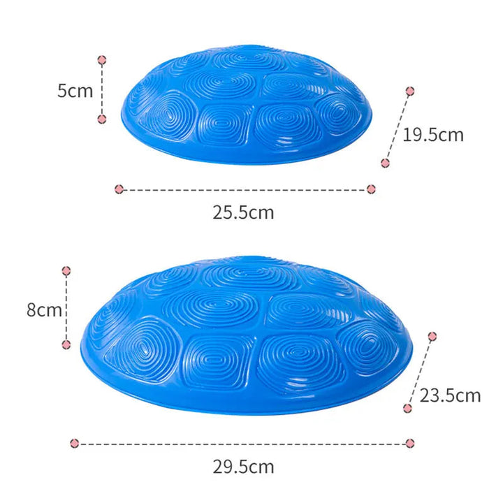 Small stepping stone: 25.5 × 19.5 × 5 cm; large stepping stone: 29.5 × 23.5 × 8 cm