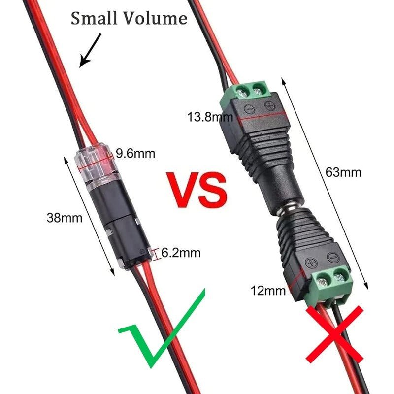 Snaplock 2 Pin Solderless Led Strip Wire Connectors Product Image 04