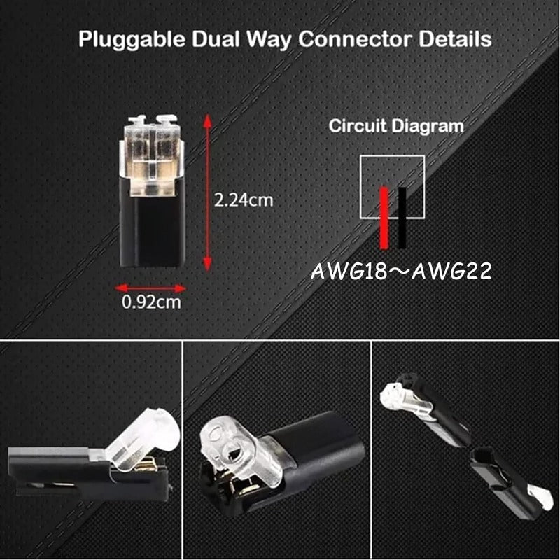 Snaplock 2 Pin Solderless Led Strip Wire Connectors Product Image 05