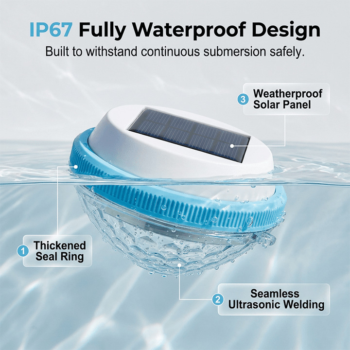 Solar Floating Pool Light Product Image 06