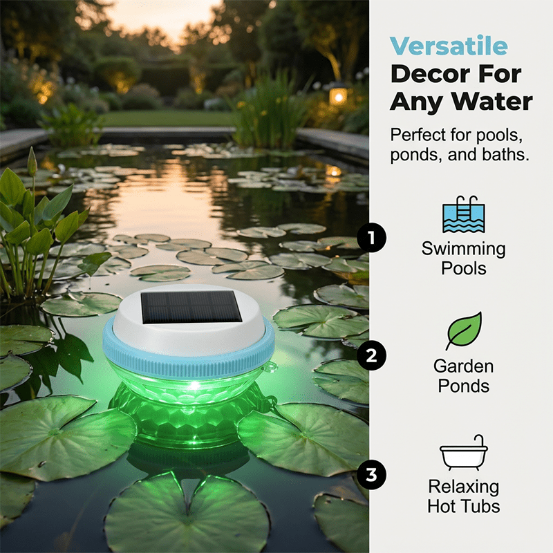 Solar Floating Pool Light Product Image 08