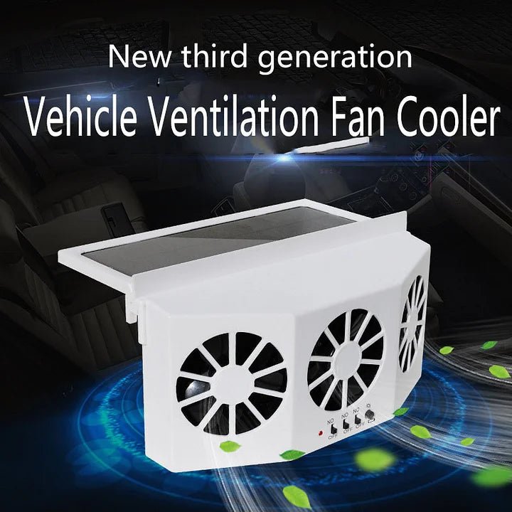 Solar Window Car Vent Fan Product Image 01