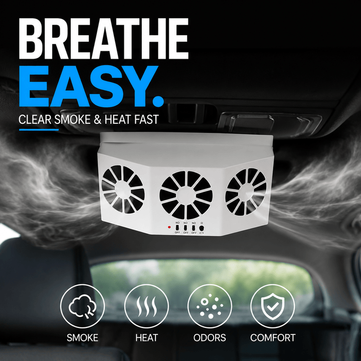 Solar Window Car Vent Fan Product Image 03
