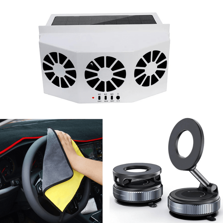 Solar Window Car Vent Fan Product Image 10