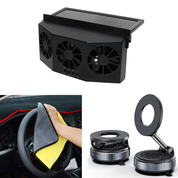 Solar Window Car Vent Fan Product Image 12