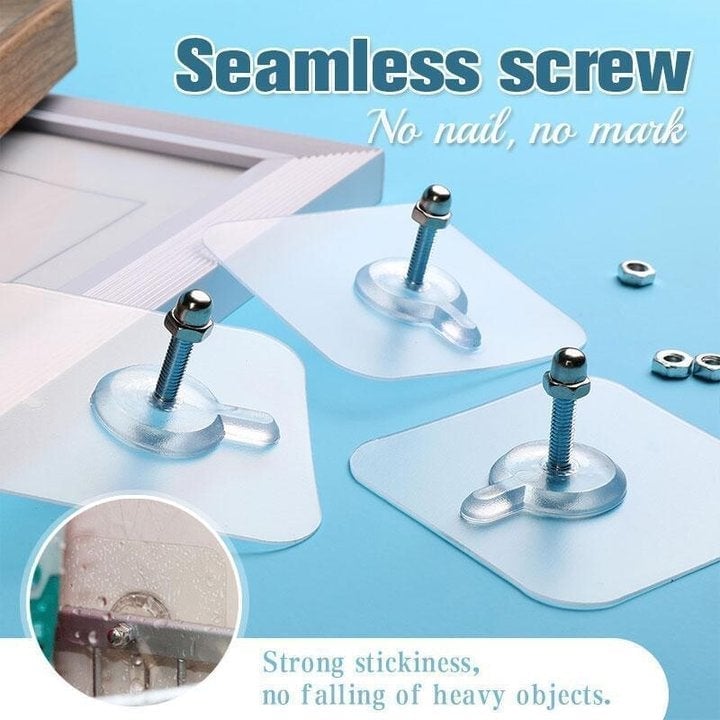 Sovana Transparent Self Adhesive Wall Hooks Set Product Image 01