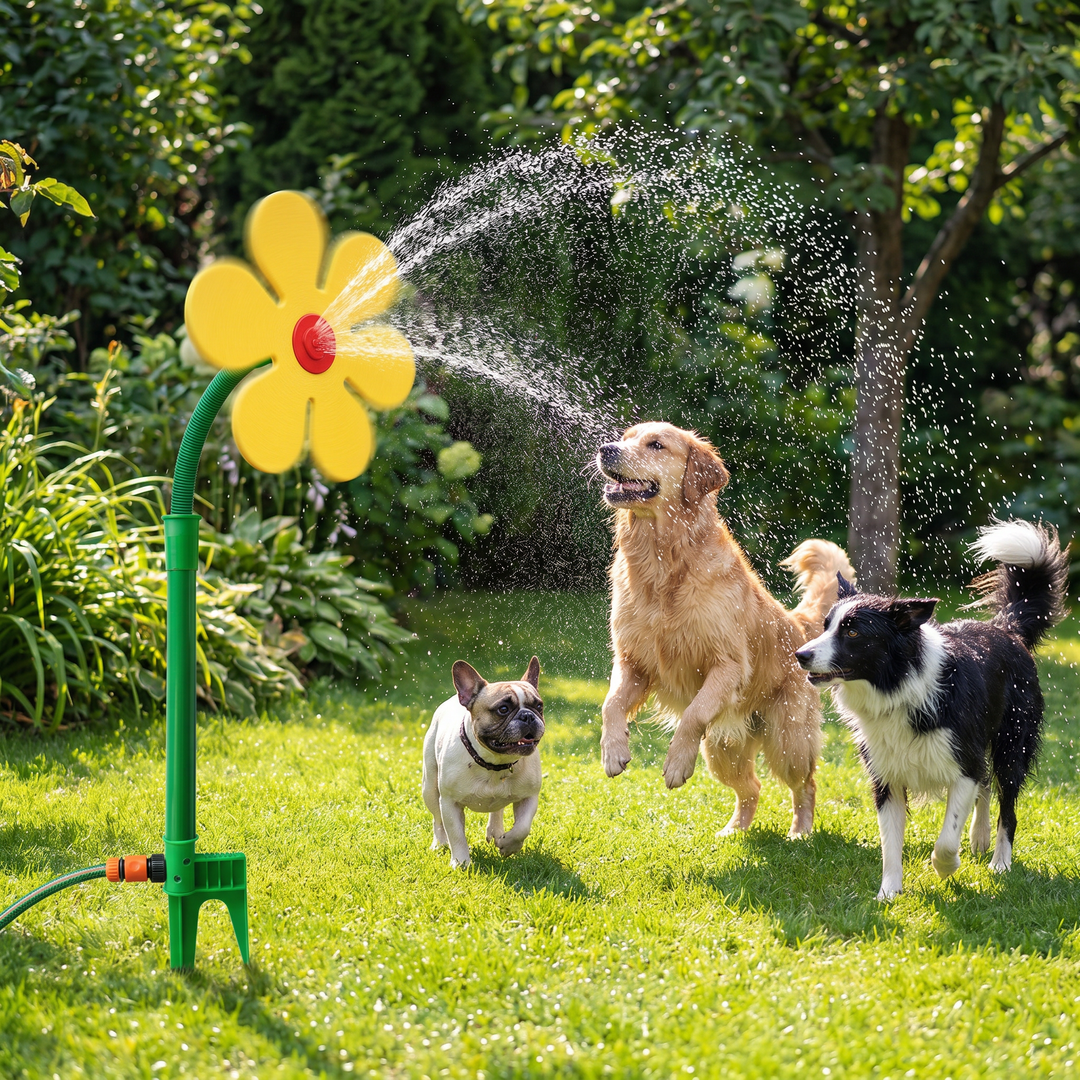 Spinning Flower Garden Sprinkler Product Image 01