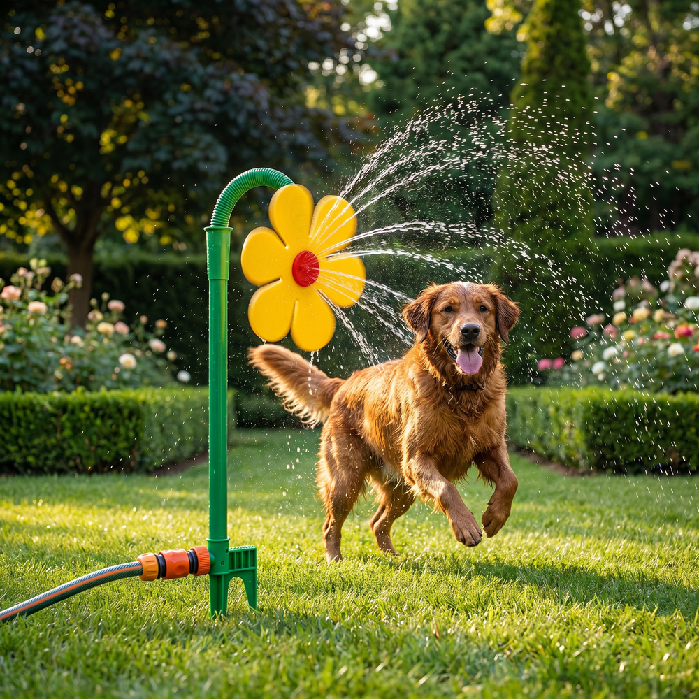 Spinning Flower Garden Sprinkler Product Image 02