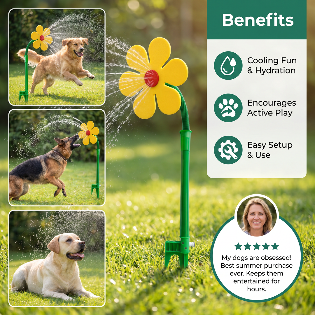 Spinning Flower Garden Sprinkler Product Image 04