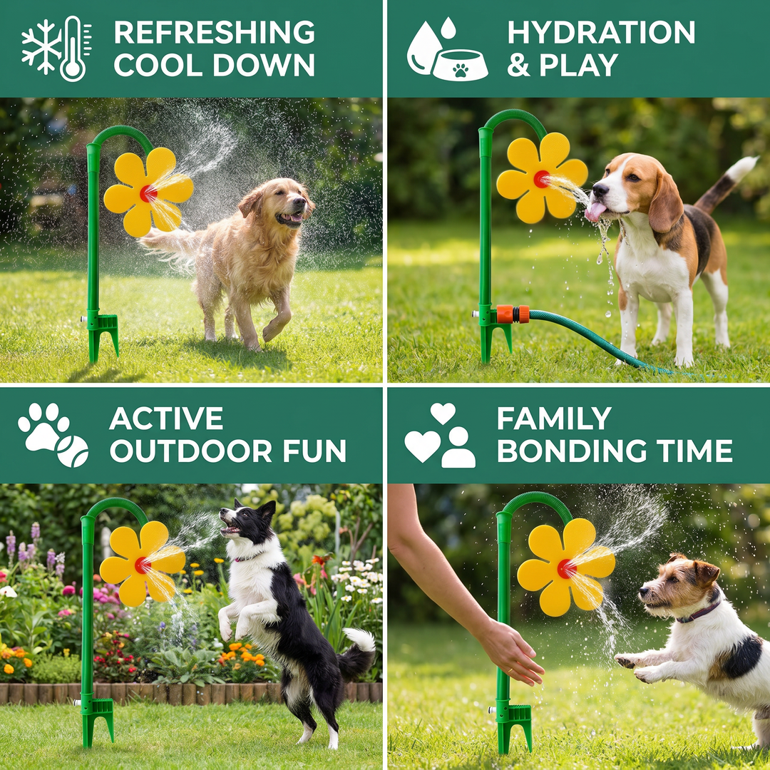 Spinning Flower Garden Sprinkler Product Image 05