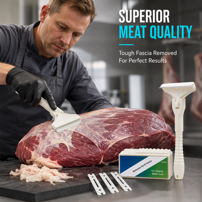 Stainless Steel Meat Scraper T Handle Product Image 02