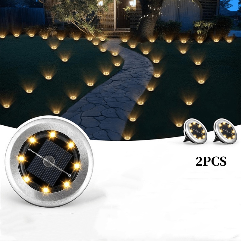 Starlane Outdoor Ground Lights Auto Dusk Sensor 2 Pack Product Image 01
