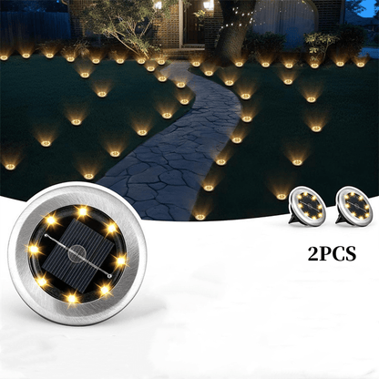 Starlane Outdoor Ground Lights Auto Dusk Sensor 2 Pack Product Image 01